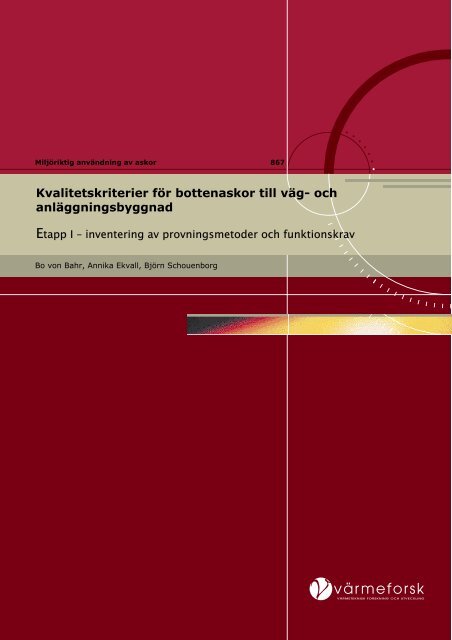 Rapport 867.pdf - Svenska EnergiAskor AB