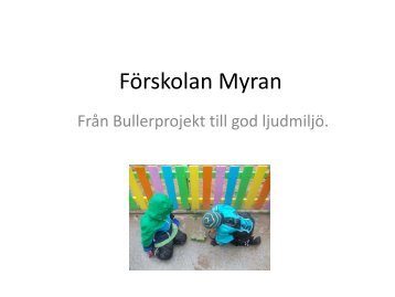 Förskolan Myran