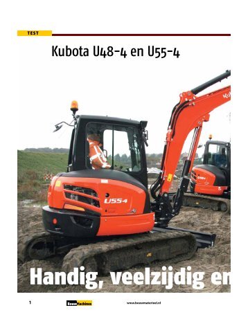 Download het test rapport van 2010-14 (PDF) - BouwMachines.nl