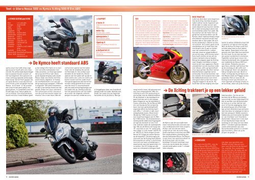 of Singles Als we het over sportieve motorscooters hebben ... - Kymco