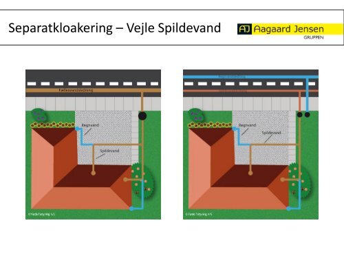 Arbejdet inde på grunden - Vejle Spildevand