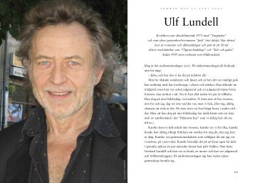 Utdrag från Ulf Lundells kapitel - Oliwill