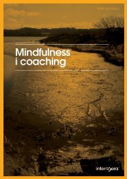 Mindfulness i coaching av Mats Jacobson - Interagera Psykologi