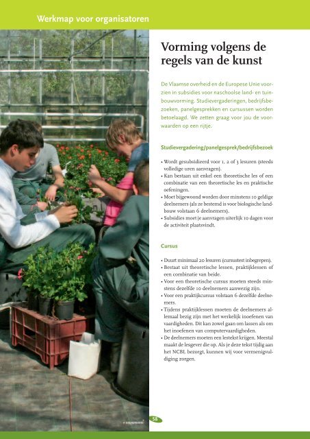 Plantaardige productie - Boerenbond