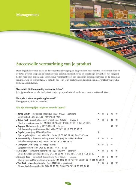 Plantaardige productie - Boerenbond