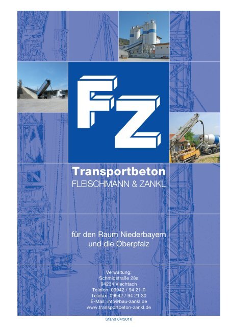 Transportbeton - Zankl Bau