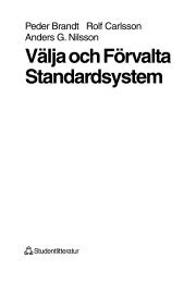 Välja och Förvalta Standardsystem - VITS