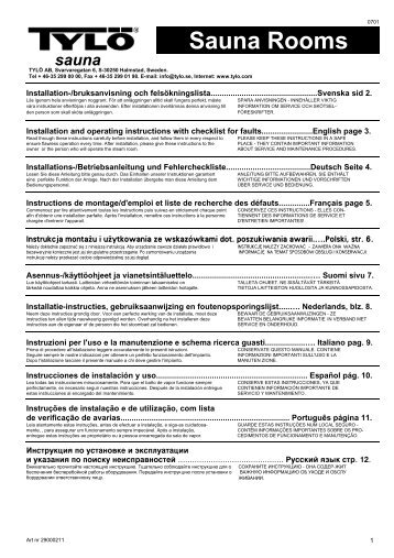 2900 0211 Sauna Room Standard.pdf - Tylo