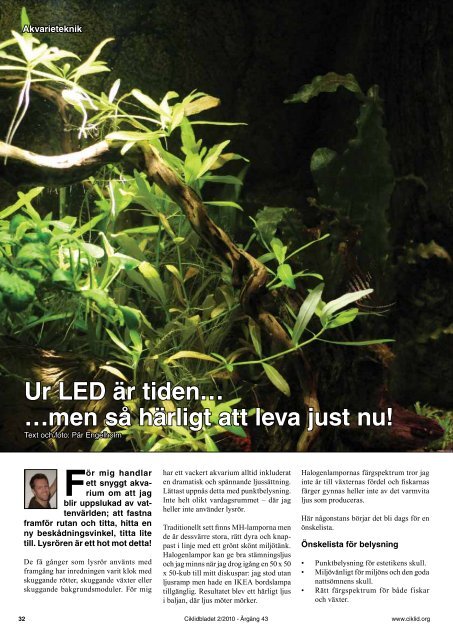 Ur LED är tiden… …men så härligt att leva just nu!