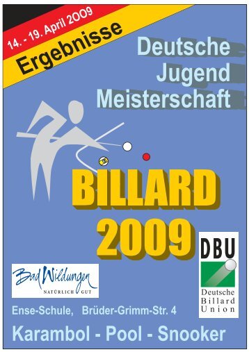 Ense-Schule, Brüder-Grimm-Str. 4 Karambol - Pool - Snooker ...