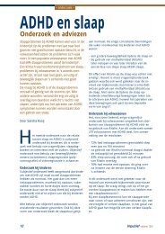 ADHD en slaap - PsyQ