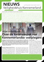 Over de ketenaanpak van Kennemerlandse ... - Veiligheidshuizen