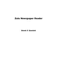 Zulu Newspaper Reader - Dunwoody Press