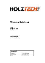 download handleiding - Holztech