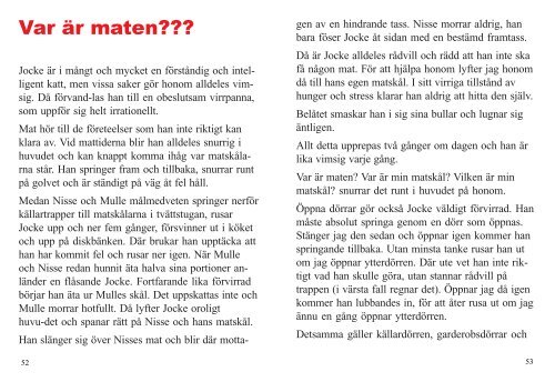 Tre katter och en hund - Läs en bok