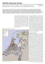 de gevolgen van de cholera in de negentiende eeuw - NIDI