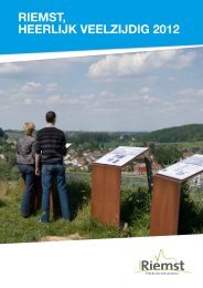 RIEMST, HEERLIJK VEELZIJDIG 2012 - Gemeente Riemst