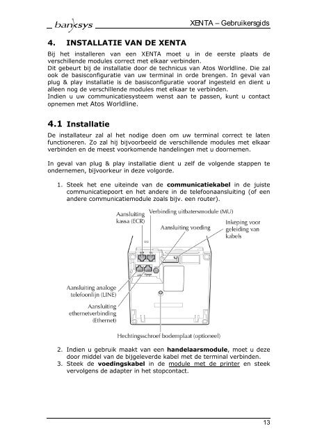 Gebruikersgids XENTA® - Atos Worldline Nederland