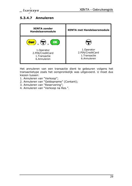 Gebruikersgids XENTA® - Atos Worldline Nederland