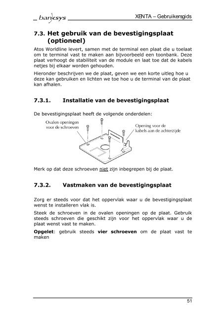 Gebruikersgids XENTA® - Atos Worldline Nederland