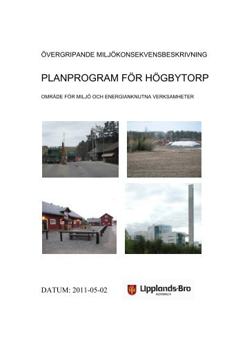 Översiktlig miljökonsekvensbeskrivning (dat. 2011 ... - Upplands-Bro