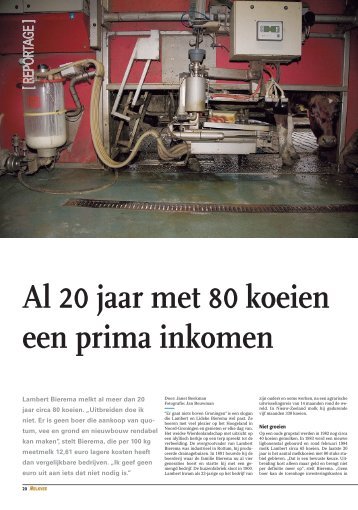 Bedrijfsreportage Bierema Melkvee Magazine - boerentaal.nl