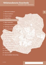 Tuinstedelijke ensembles - Gemeente Enschede