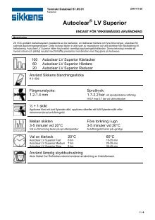 SIKKENS SUPERIOR AUTOCLEAR LV 