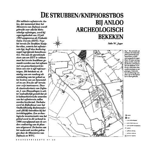 de strubben/kniphorstbos bijanloo archeologisch ... - Noorderbreedte