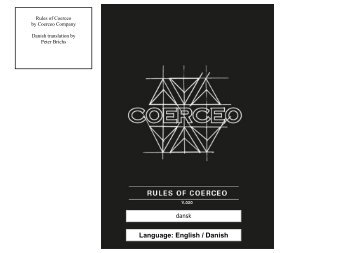 Language: English / Danish - Coerceo