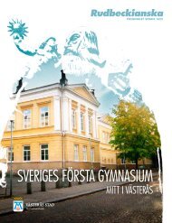 Om Rudbeckianska gymnasiet och våra program (pdf) - Västerås stad