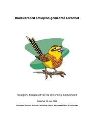 Biodiversiteit actieplan gemeente Oirschot - Biodiversiteit in Brabant