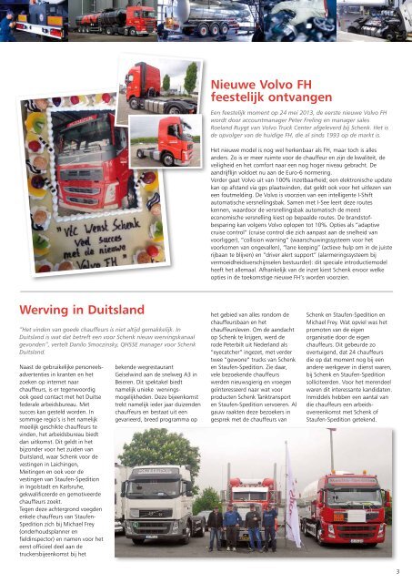 Klik hier om de laatste uitgave te bekijken - Schenk Tanktransport