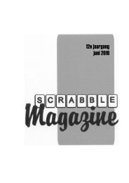 Van het bestuur - Scrabble Bond Nederland