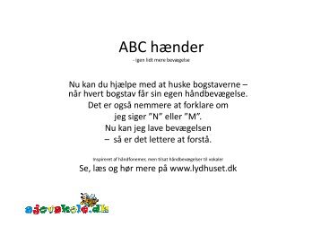 ABC hænder - sjovskole.dk