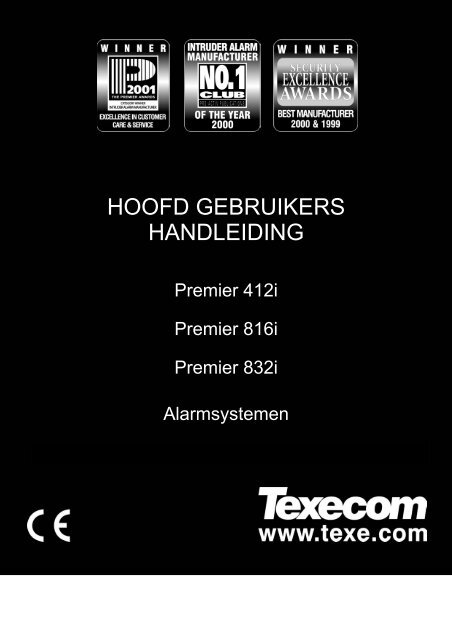 HOOFD GEBRUIKERS HANDLEIDING - Premier ... - Securitybeheer