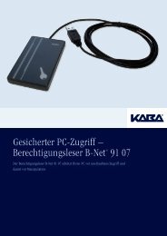Berechtigungsleser B-Net® 91 07 - Bavaria Zeitdienst Regensburg