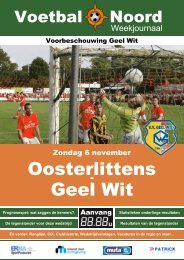 Oosterlittens Geel Wit - VV Geel Wit