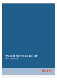 “Make It Your Home project” Persdossier - Press information