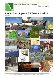 Aktiviteter i Agenda 21 Grøn Nørrebro Maj 2008