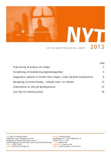 Nyt fra Ankestyrelsen nr. 2 marts 2013