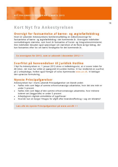 Nyt fra Ankestyrelsen nr. 2 marts 2013