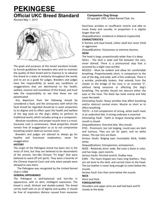 united kennel club breeds