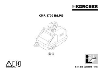 KMR 1700 B/LPG - Kärcher Center Brentas