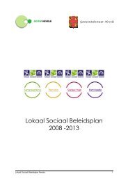 Lokaal Sociaal Beleidsplan 2008 -2013 - Gemeente Nevele