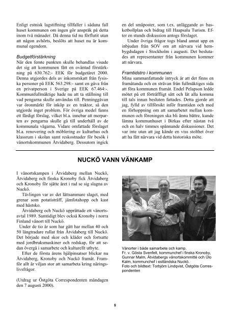 Medlemsblad 3 2000 - Rickul-Nuckö hembygdsförening