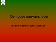 Den gode nærværs leder – Anne-Grethe Kaas-Claesson