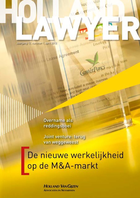 Holland Lawyer - M&A Special, april 2012 - Holland Van Gijzen
