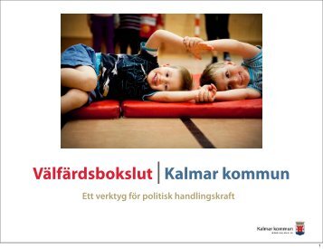 Välfärdsbokslut i Kalmar kommun (pdf)