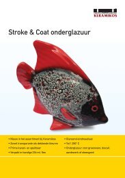 Stroke & Coat onderglazuur - Keramikos